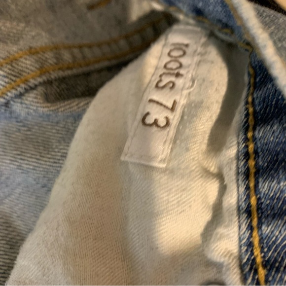 Roots relaxed fit distressed grunge denim jeans - Picture 4 of 11